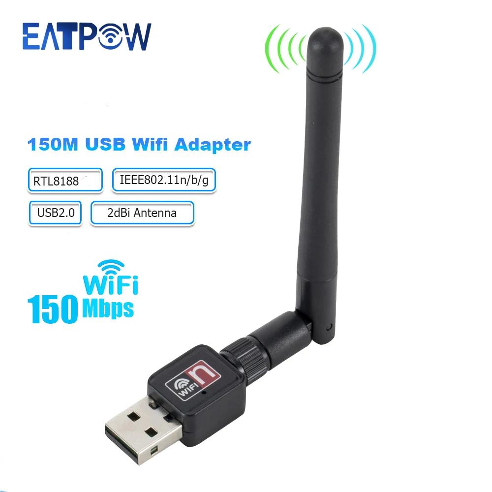 EATPOW-USB Wifi , 150Mbps 2dBi ׳ 802.11n/g/b ̴ Wifi   Ʈũ ī PC wifi ű ũž